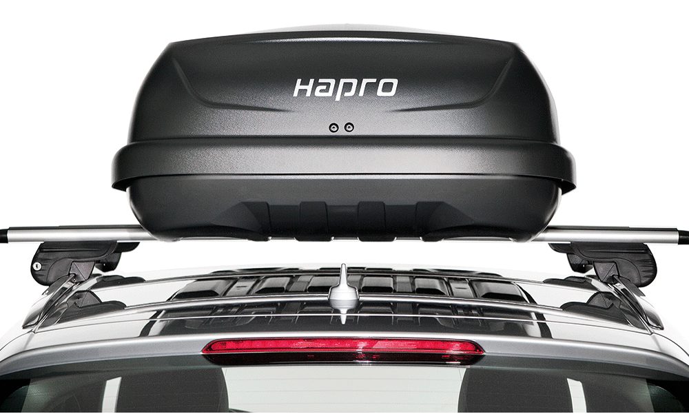 Автобоксы на крышу спб. Багажный бокс на крышу Hapro Traxer 6.6. Бокс Hapro 530 литров. Автобокс на крышу Hapro. Багажник Hapro.