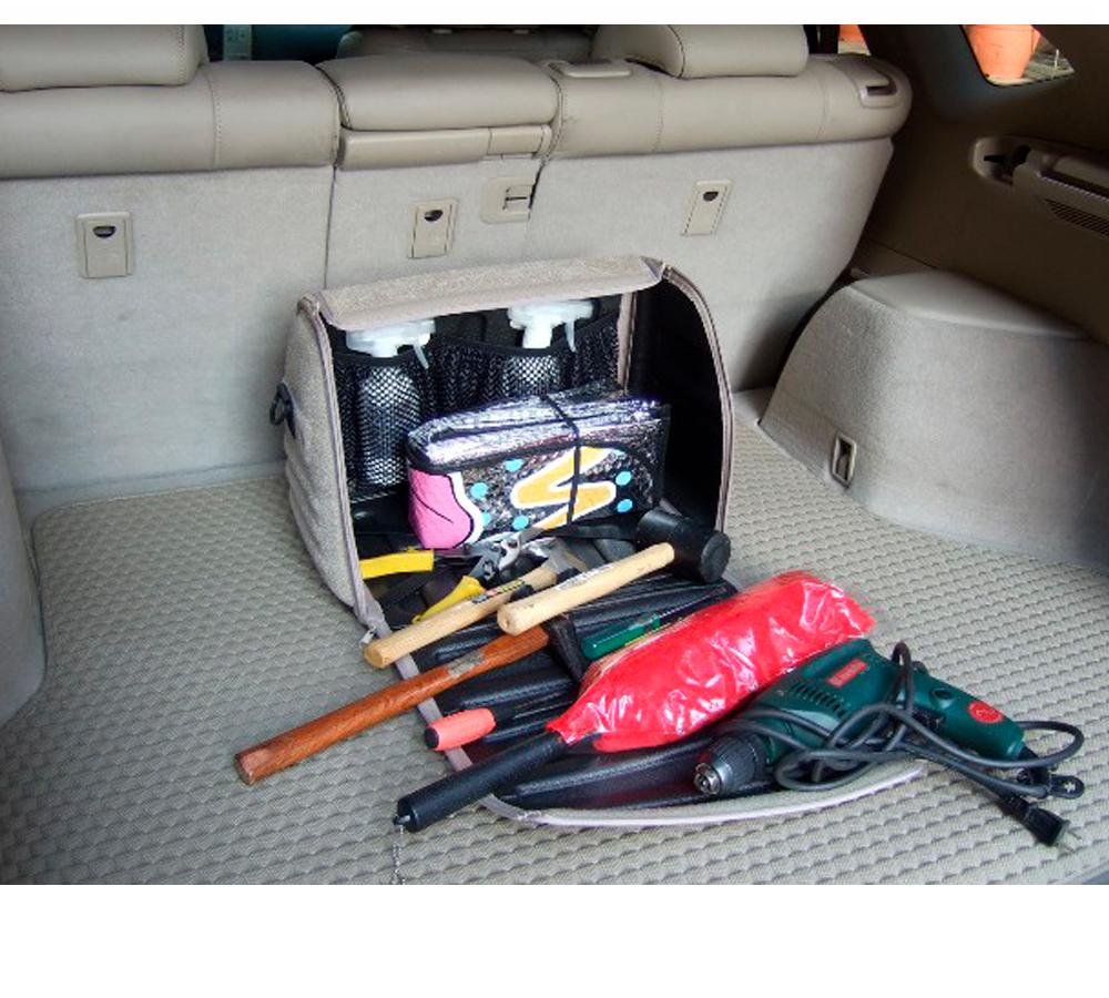 Купить кожаную сумку-органайзер в багажник | Автопилот