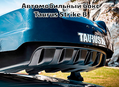  Автомобильный бокс Taurus Strike B, черный глянцевый.