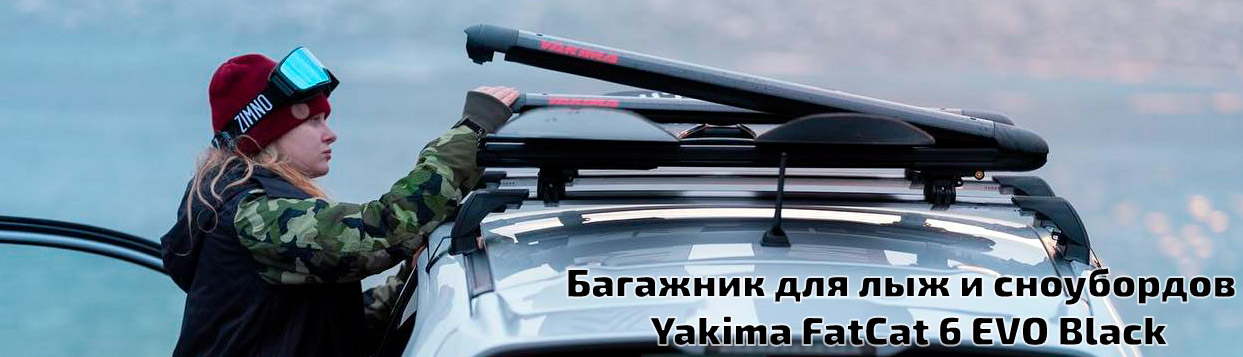 Багажник для лыж и сноубордов  Yakima FatCat EVO