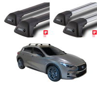  Багажник Yakima (Whispbar) на крышу Infiniti Q30 5 Door Hatch с 2015 г. штатные места в компании RackWorld