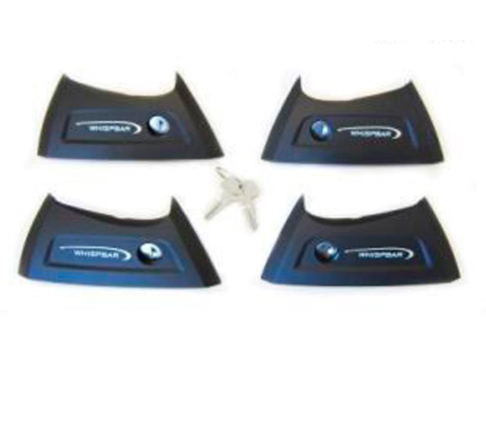 4 YAKIMA WHISPBAR THRU BAR SKS X4 Key X 2 SP105 5 500 RackWorld