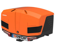  Автомобильный бокс на фаркоп TowBox V3 Sport, оранжевый компании RACK WORLD