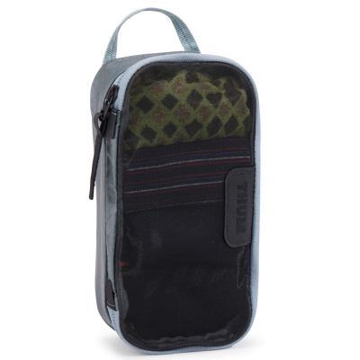  Сумка-органайзер для упаковки вещей Thule Packing Cube Xsmall Pond Gray, серая, 3205576 компании RackWorld