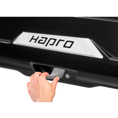  Автомобильный бокс Hapro Trivor 640 черный матовый компании RackWorld