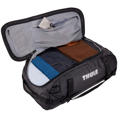  Спортивная сумка Thule Chasm Duffel Black, 70 л, черная, 3204993 компании RackWorld