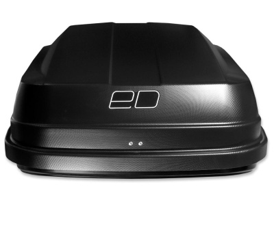  Автомобильный бокс Piligrim Magnum ED 390 черный карбон компании RackWorld