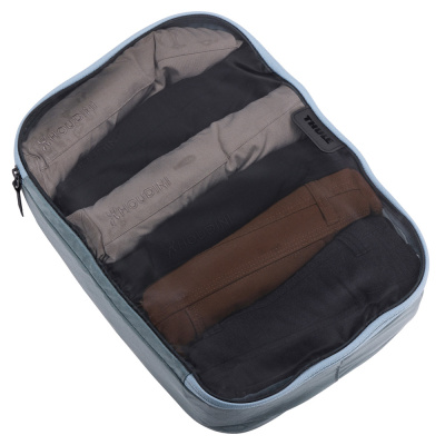  Сумка-органайзер для упаковки вещей Thule Packing Cube Medium Pond Gray, серая, 3205573 компании RackWorld