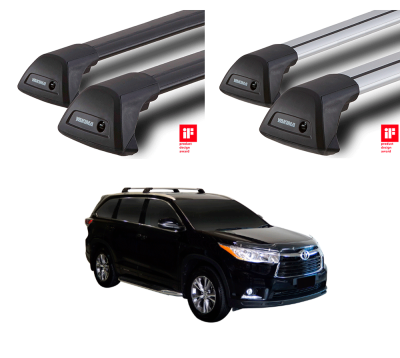  Багажник Yakima на крышу Toyota Highlander 5 Door SUV, 2014-2020 гг., интегрированные рейлинги в компании RackWorld