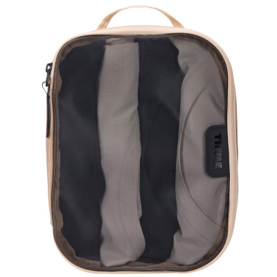  Сумка-органайзер для упаковки вещей Thule Packing Cube Small Gentle Beige, бежевая, 3205571 компании RackWorld