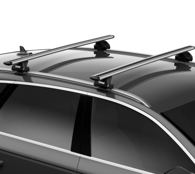  Багажник Thule WingBar Evo на крышу Volvo V60 Cross Country, 5-dr Estate 2015-2018 г., интегрированные рейлинги в компании RackWorld
