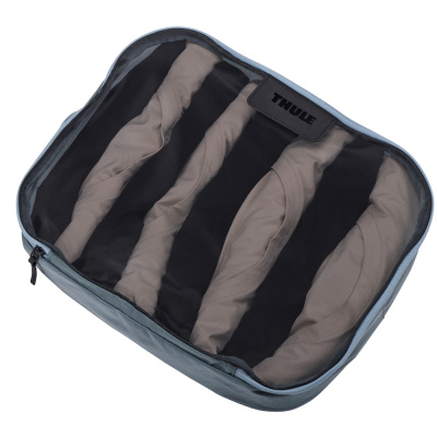  Сумка-органайзер для упаковки вещей Thule Packing Cube Large Pond Gray, серая, 3205575 компании RackWorld