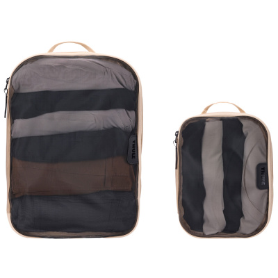  Набор сумок-органайзеров для упаковки вещей Thule Packing Cube Set Gentle Beige, бежевый, 3205579 компании RackWorld