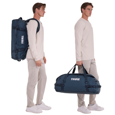  Спортивная сумка Thule Chasm Duffel Darkest Blue, 70 л, темно-синяя, 3205593 компании RackWorld