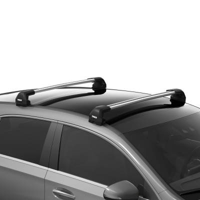  Багажник Thule WingBar Edge на крышу Porsche Taycan, 4-dr Sedan, с 2020 г., штатные места в компании RackWorld