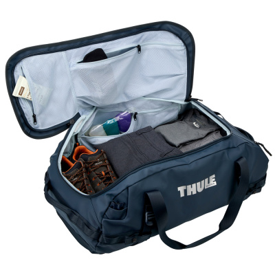  Спортивная сумка Thule Chasm Duffel Darkest Blue, 70 л, темно-синяя, 3205593 компании RackWorld
