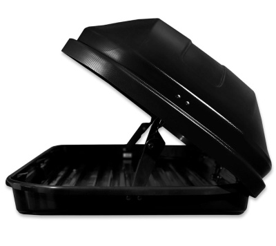  Автомобильный бокс Piligrim Magnum ED 390 черный карбон компании RackWorld