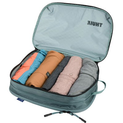  Сумка с разделителем для чистых и грязных вещей Thule Clean/Dirty Packing Cube, серая, 3205118 компании RackWorld