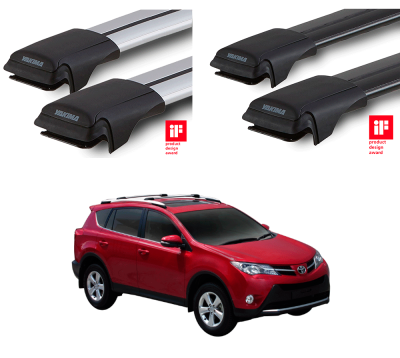  Багажник Yakima (Whispbar) на крышу Toyota RAV 4, 5 Door SUV 2013 - 2015, рейлинги с просветом в компании RackWorld