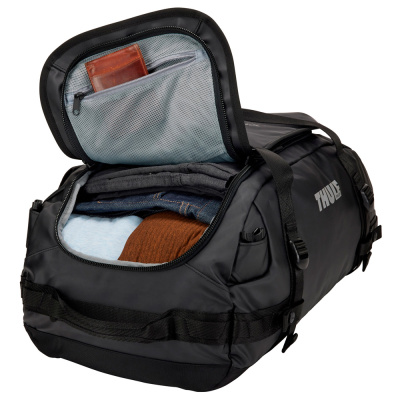  Спортивная сумка Thule Chasm Duffel Black, 40 л, черная, 3204989 компании RackWorld