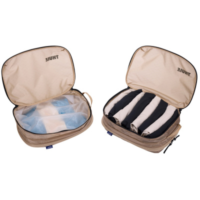 Сумка с разделителем для чистых и грязных вещей Thule CleanDirty Packing Cube, бежевая, 3205567 компании RackWorld